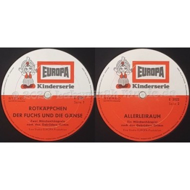 Gebrüder Grimm - Rotkäppchen • Der Fuchs Und Die Gänse • 12" Vinyl LP - Labyrinth Music
