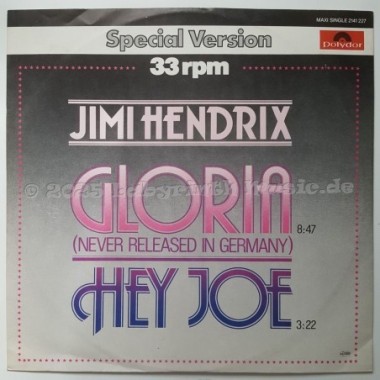 Jimi Hendrix - Gloria • 12" Vinyl Maxi • EX - Labyrinth Music