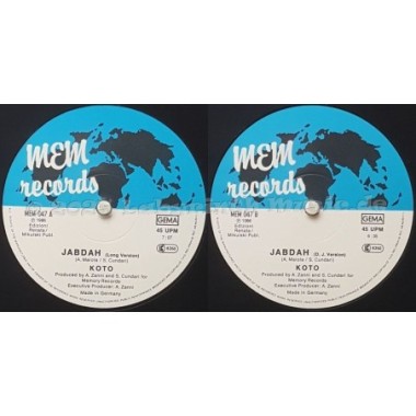Koto - Jabdah • 12" Vinyl Maxi • NM - Labyrinth Music