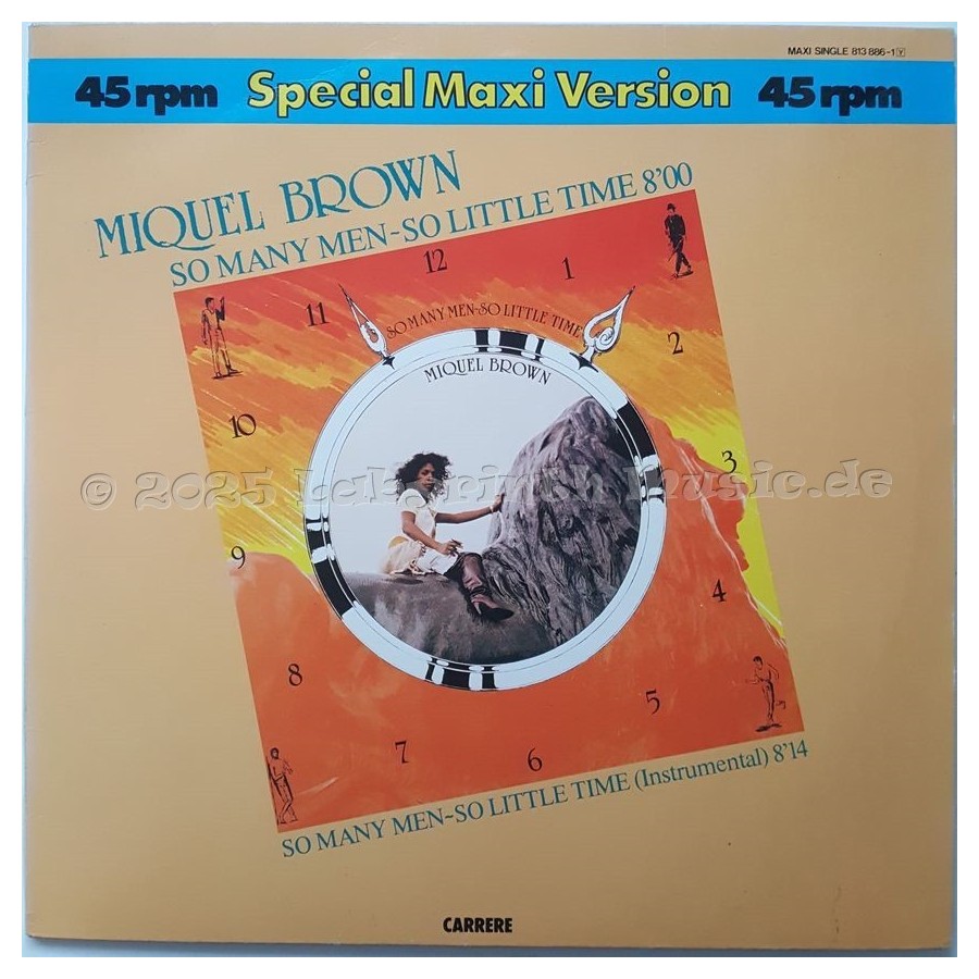 Miquel Brown - So Many Men - So Little Time • 12" Vinyl Maxi - Labyrinth Music