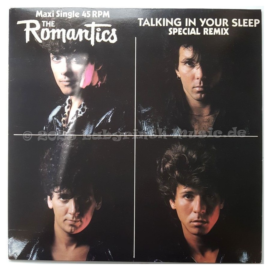 The Romantics - Talking In Your Sleep • Special Remix • 12" Vinyl Maxi • MINT - Labyrinth Music