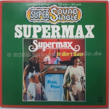 Supermax - It Ain't Easy • 12" Vinyl Maxi • EX - Labyrinth Music