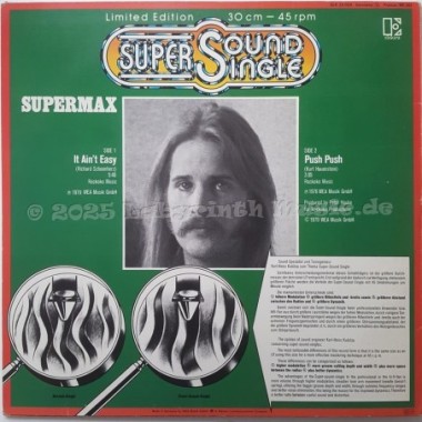 Supermax - It Ain't Easy • 12" Vinyl Maxi • EX - Labyrinth Music