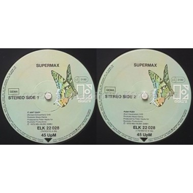 Supermax - It Ain't Easy • 12" Vinyl Maxi • EX - Labyrinth Music