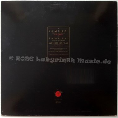 Cretu - Samurai • English Version • 12" Vinyl Maxi • EX - Labyrinth Music