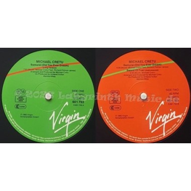 Cretu - Samurai • English Version • 12" Vinyl Maxi • EX - Labyrinth Music