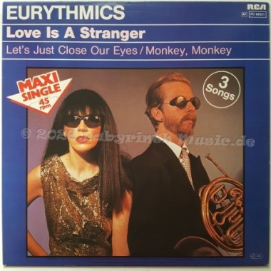 Eurythmics - Love Is A Stranger • 12" Vinyl Maxi • EX - Labyrinth Music