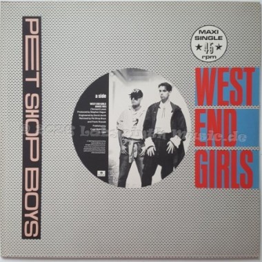 Pet Shop Boys - West End Girls • 12" Vinyl Maxi • EX - Labyrinth Music
