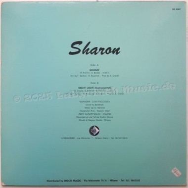 Sharon - Gigoló • 12" Vinyl Maxi • EX - Labyrinth Music