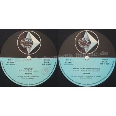 Sharon - Gigoló • 12" Vinyl Maxi • EX - Labyrinth Music