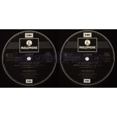 Dizzi Heights - To The Sound Of The Drum & The Bass • 12" Vinyl Maxi • EX - Labyrinth Music