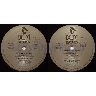 Dizzy Gillespie Crew Feat. King Mc - Dancing Together • 12" Vinyl Maxi • EX - Labyrinth Music