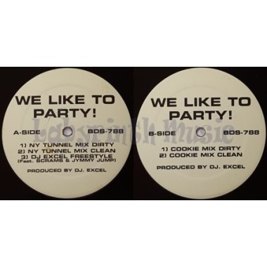 DJ Excel - We Like To Party • 12" Vinyl Maxi • NM - Labyrinth Music