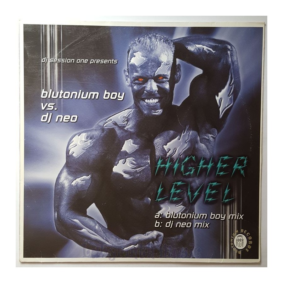 DJ Session One Presents Blutonium Boy vs. DJ Neo - Higher Level • 12" Vinyl Maxi • EX - Labyrinth Music