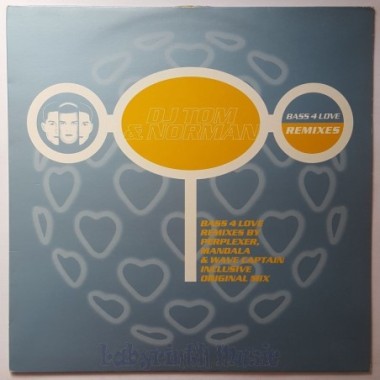 DJ Tom & Norman - Bass 4 Love • Remixes • 12" Vinyl Maxi • EX - Labyrinth Music