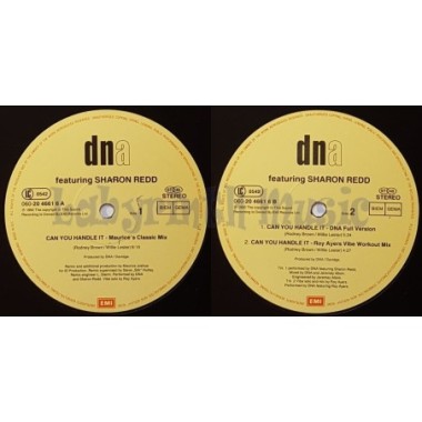 DNA Feat. Sharon Redd - Can You Handle It • 12" Vinyl Maxi • NM - Labyrinth Music