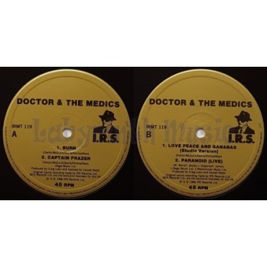 Doctor & The Medics - Burn • 12" Vinyl Maxi • EX - Labyrinth Music