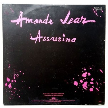 Amanda Lear - Assassino • 12" Vinyl Maxi - Labyrinth Music