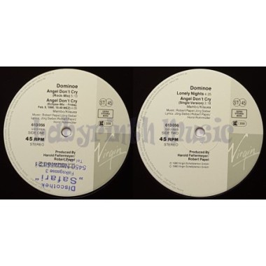Dominoe - Angel Don't Cry • 12" Vinyl Maxi • EX - Labyrinth Music