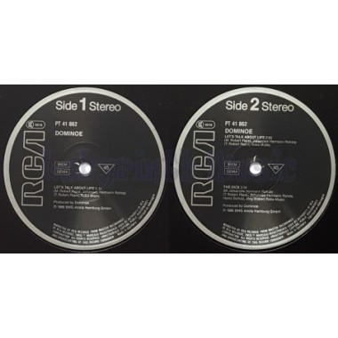 Dominoe - Let's Talk About Life • 12" Vinyl Maxi • EX - Labyrinth Music