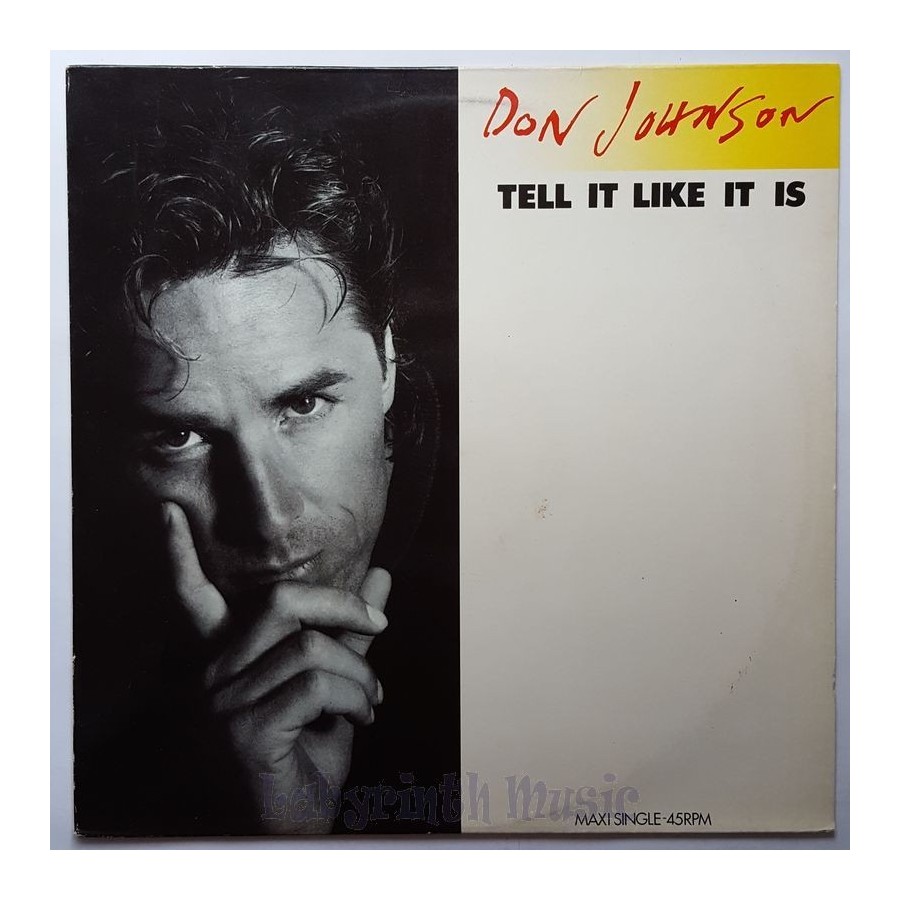 Don Johnson - Tell It Like It Us • 12" Vinyl Maxi • MINT - Labyrinth Music