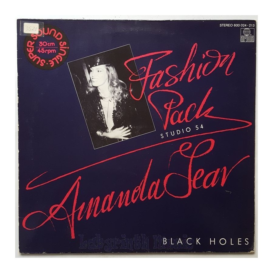 Amanda Lear - Fashion Pack • 12" Vinyl Maxi - Labyrinth Music