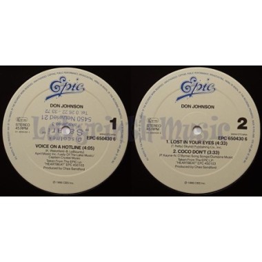 Don Johnson - Voice On A Hotline • 12" Vinyl Maxi - Labyrinth Music