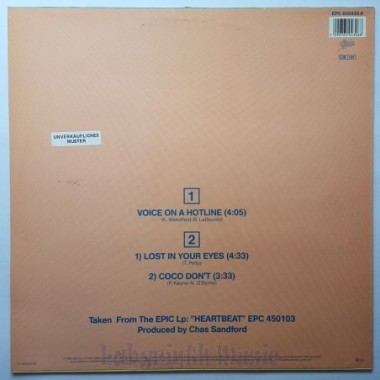 Don Johnson - Voice On A Hotline • 12" Vinyl Maxi • MINT - Labyrinth Music