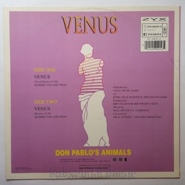 Don Pablo's Animals - Venus • The Remixes • 12" Vinyl Maxi • EX - Labyrinth Music