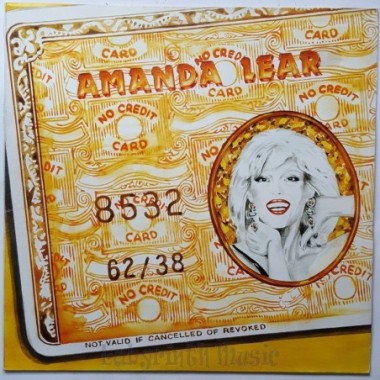 Amanda Lear - No Credit Card • 12" Vinyl Maxi • EX - Labyrinth Music