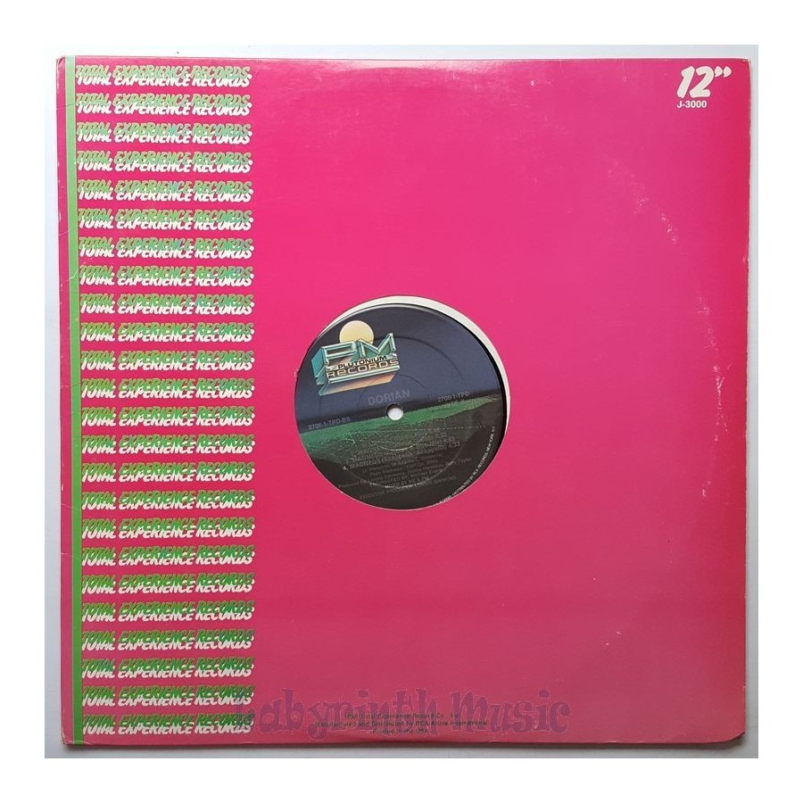 Dorian - Madness • 12" Vinyl Maxi - Labyrinth Music