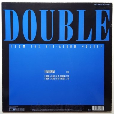 Double - Tomorrow • 12" Vinyl Maxi • EX - Labyrinth Music