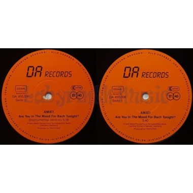 Amati - Are You In The Mood For Bach Tonight • 12" Vinyl Maxi - Labyrinth Music