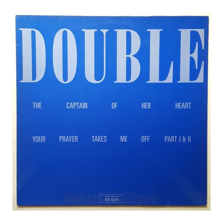 Double - The Captain Of Her Heart • 12" Vinyl Maxi • EX - Labyrinth Music