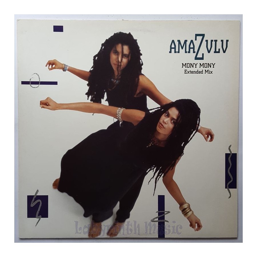Amazulu - Mony Mony • 12" Vinyl Maxi • EX - Labyrinth Music