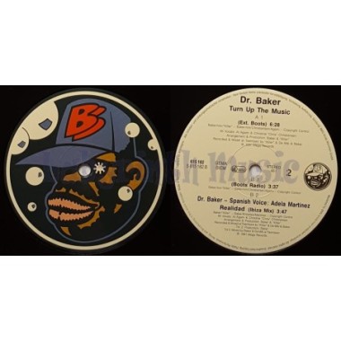 Dr. Baker - Turn Up The Music • 12" Vinyl Maxi • EX - Labyrinth Music