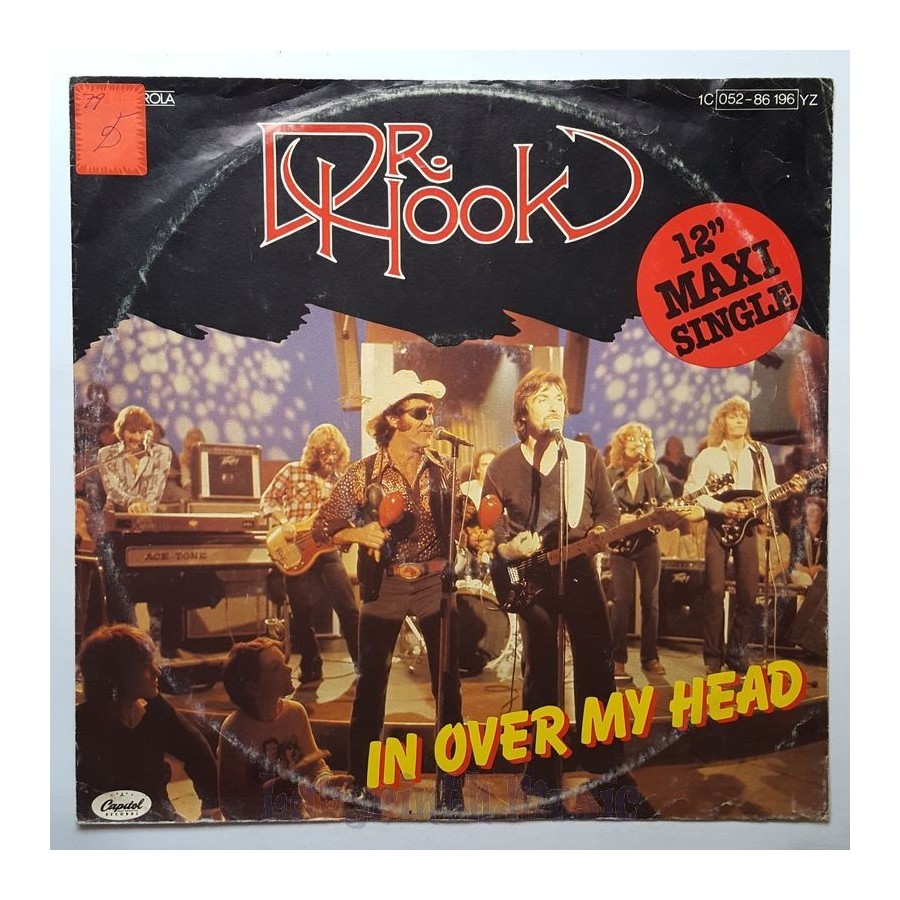 Dr. Hook - In Over My Head • 12" Vinyl Maxi - Labyrinth Music
