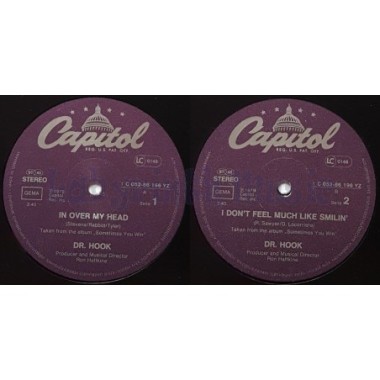 Dr. Hook - In Over My Head • 12" Vinyl Maxi - Labyrinth Music