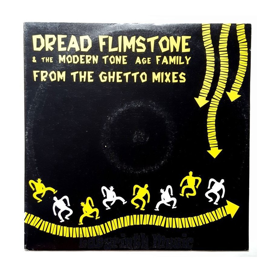 Dread Flimstone And The Modern Tone Age Family - From The Ghetto Mixes • 12" Vinyl Maxi • EX - Labyrinth Music