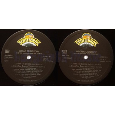 Dread Flimstone And The Modern Tone Age Family - From The Ghetto Mixes • 12" Vinyl Maxi • EX - Labyrinth Music