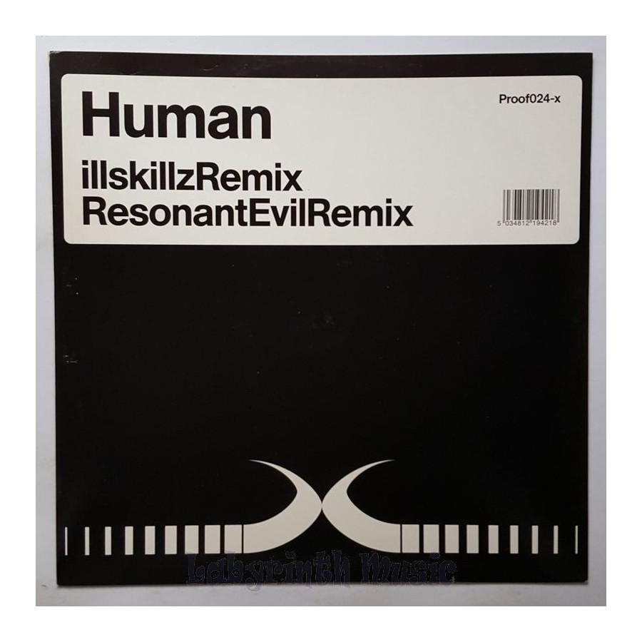 Dumonde - Human • Drum 'n' Bass Remixes • 12" Vinyl Maxi • NM - Labyrinth Music