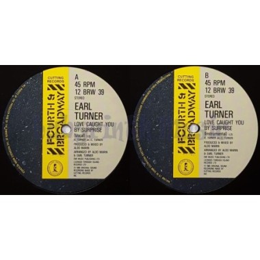 Earl Turner - Love Caught You By Surprise • 12" Vinyl Maxi • NM - Labyrinth Music