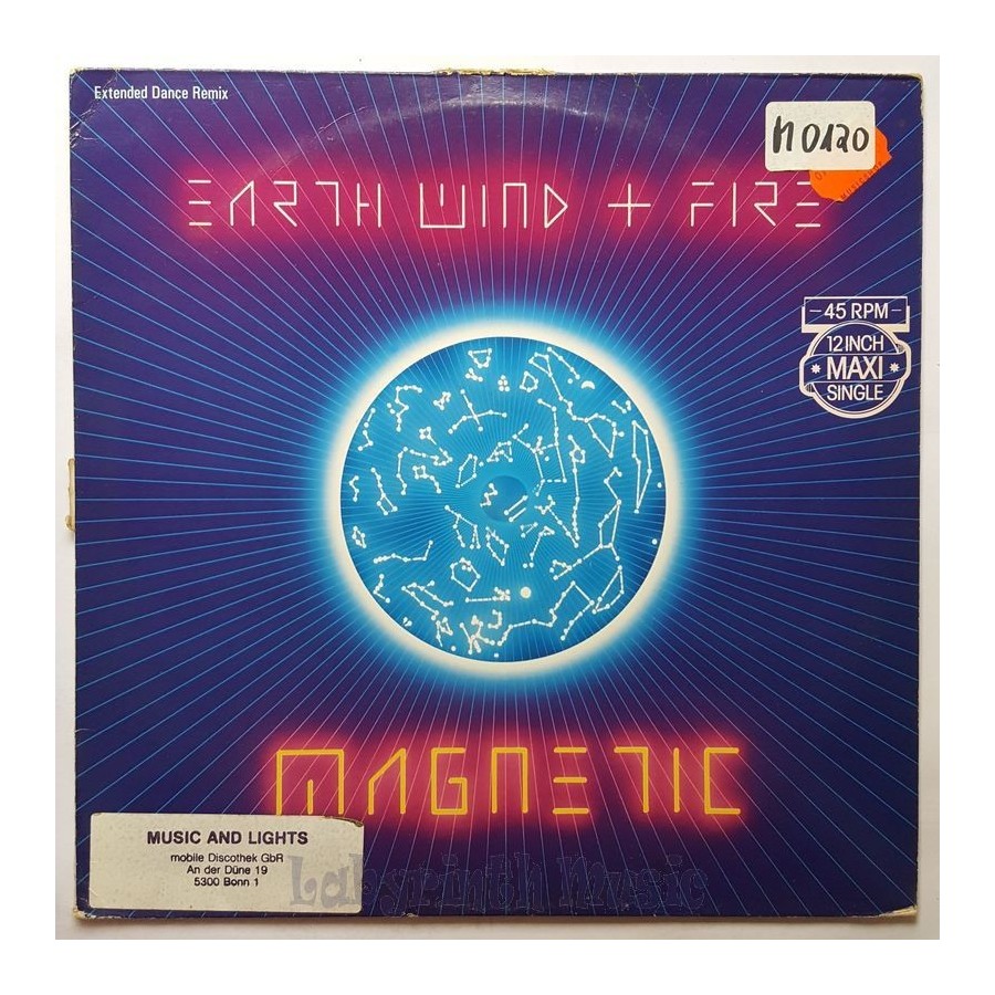 Earth, Wind & Fire - Magnetic • 12" Vinyl Maxi - Labyrinth Music