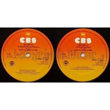 Earth, Wind & Fire - Magnetic • 12" Vinyl Maxi - Labyrinth Music
