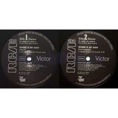 Eartha Kitt - Where Is My Man • 12" Vinyl Maxi - Labyrinth Music