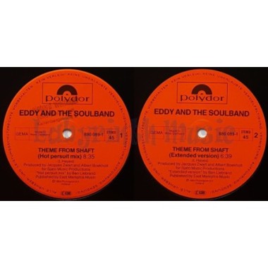 Eddy & The Soulband - Theme From Shaft • 12" Vinyl Maxi • EX - Labyrinth Music