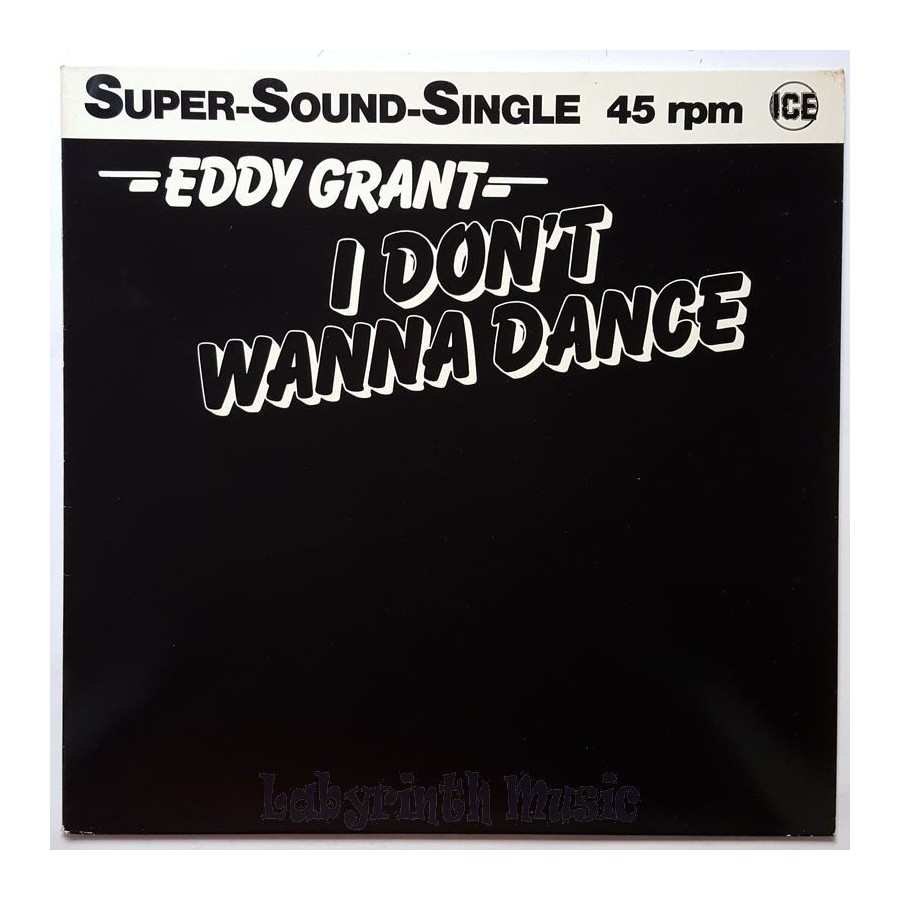Eddy Grant - I Don't Wanna Dance • 12" Vinyl Maxi • NM - Labyrinth Music