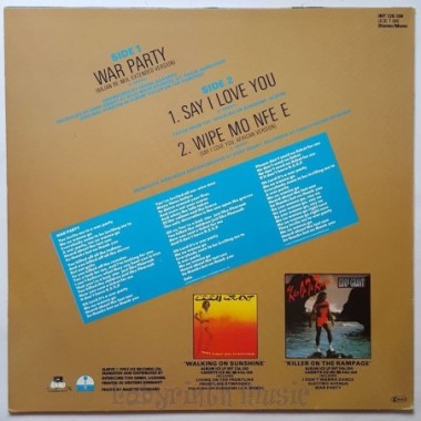 Eddy Grant - War Party • 12" Vinyl Maxi • EX - Labyrinth Music