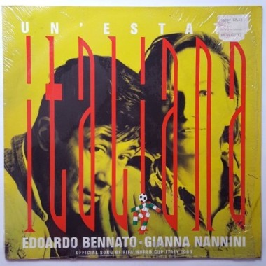 Edoardo Bennato / Gianna Nannini - Un' Estate Italiana • 12" Vinyl Maxi - Labyrinth Music