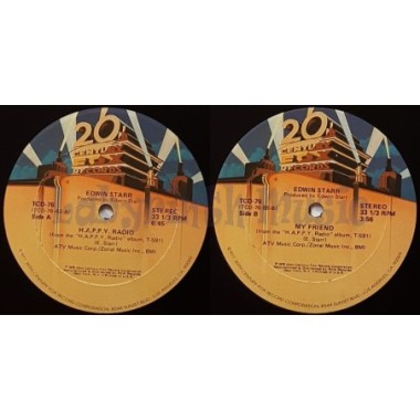 Edwin Starr - H.a.p.p.y. Radio • 12" Vinyl Maxi • EX - Labyrinth Music
